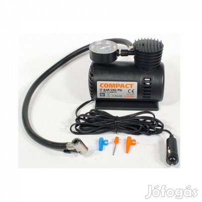 Autós Szivargyújtós mini Kompresszor 12V 250PSI 70W