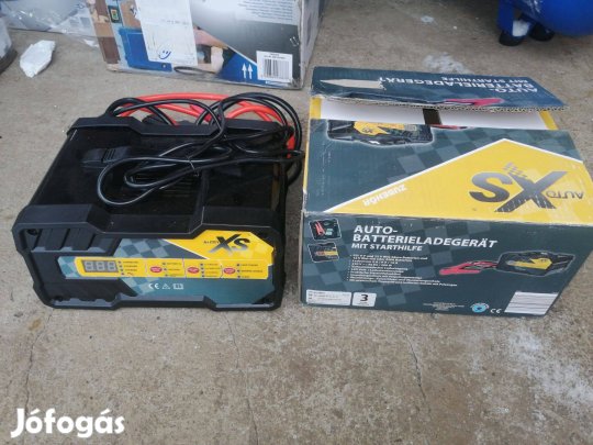 Autós akkumulátortöltő indításrásegítő funkcióval csak kipróbálva vol