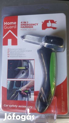 Autós biztonsági életmentő kalapács 4in1