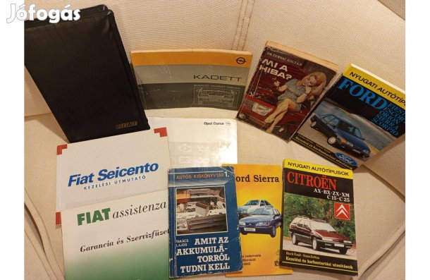 Autós műszaki könyvek ( Ford Citroen Fiat ) egyben vagy külön-külön