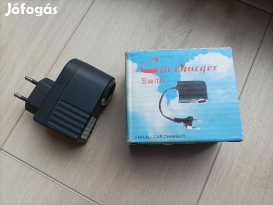 Autós szivargyújtó - 220V adapter - szivargyújtós átalakító 500 mA
