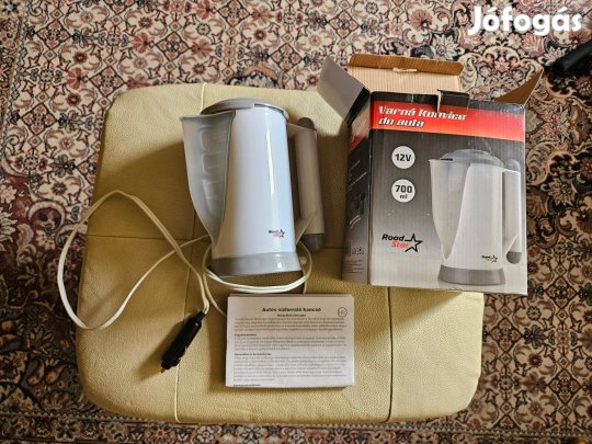 Autós vízforraló Kirándulás Utazás forró leves tea kávé