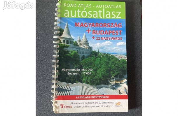 Autósatlasz Magyarország + Budapest + 22 Nagyváros (2007)