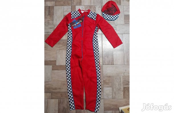 Autóversenyző jelmez 7-8 év