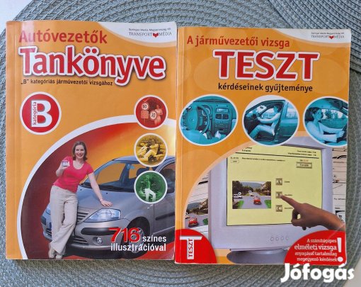 Autóvezetők tankönyve + tesztfüzet - 1000 Ft