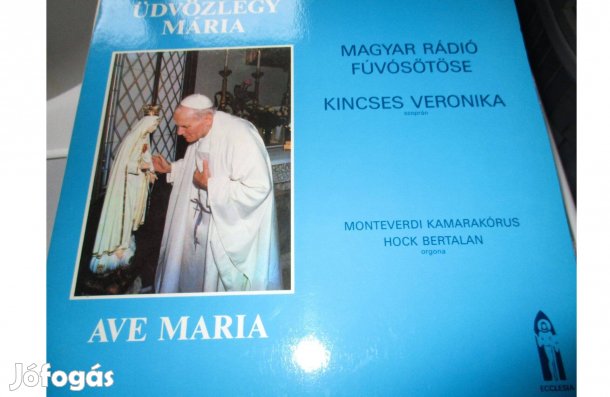 Ave Mária bakelit hanglemez eladó