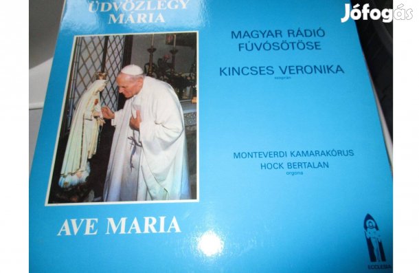 Ave Mária bakelit hanglemez eladó