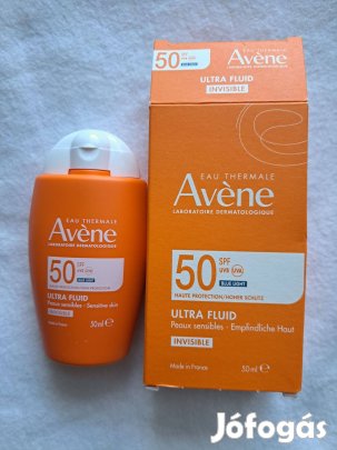 Avéne Ultra Fluid fényvédő, érzékeny bőrre, SPF 50, 50 ml