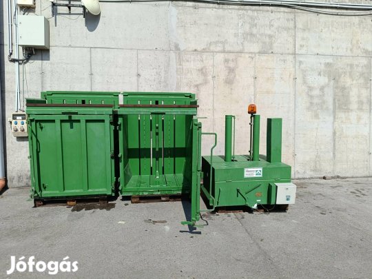 Avermann MK-2500 bálázó - nem használt, kipróbált, 2 konténerrel