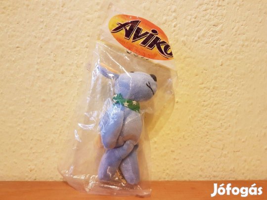 Aviko kék egér plüss függővel (új, bontatlan csomagolásban)