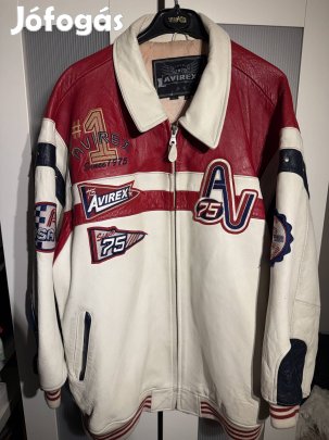 Avirex Varsity Hudson Full-Court  Eredeti Avirex bőrdzseki!  