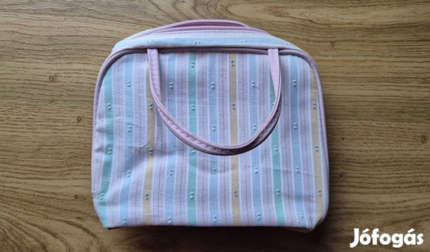 Avon kozmetikai táska neszeszer csíkos