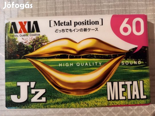Axia J'z Metal 60 (1997) új, lezárt magnókazetta