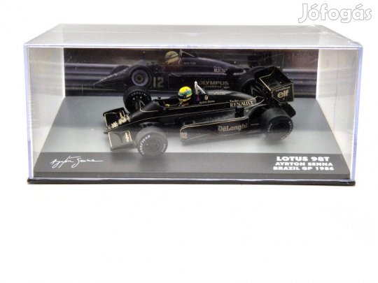 Ayrton Senna Lotus 98T #12 Brazil GP (1986) - Altaya - 1:43
