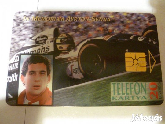 Ayrton Senna telefonkártya