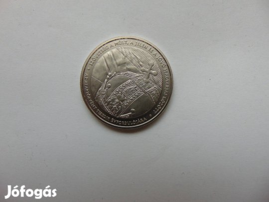 Az Alaptörvény tizedik évforduló 2000 forint 2021 fémpénz 02