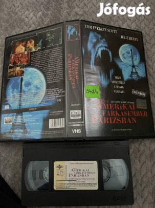 Az Amerikai farkasember Párizsban vhs nagytok horror