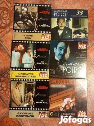 Az Angyal, Poirot, Sherlock Holmes krimi eredeti DVD filmek