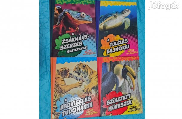 Az Az állatvilág mesterei sorozat 4 kötete