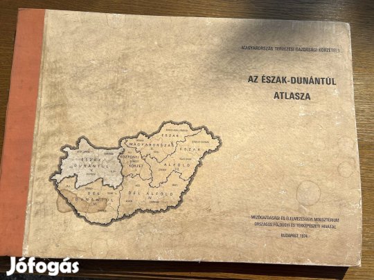 Az Észak-Dunántúl Atlasza (1974) - Ritka tervezési-gazdasági atlasz