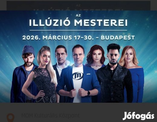 Az Illúzió Mesterei c. teltházas előadás, március 19. este