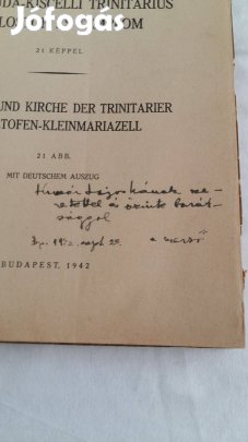 Az Óduda Kiscelli trinitárius kolostor Dedikált kötet!