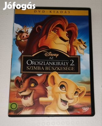 Az Oroszlánkirály 2. Szimba büszkesége dvd Disney 