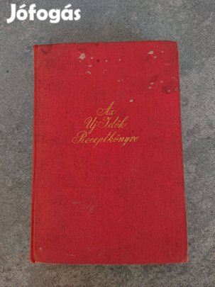 Az Uj Idők Receptkönyve, 1931, piros vászonborítóban