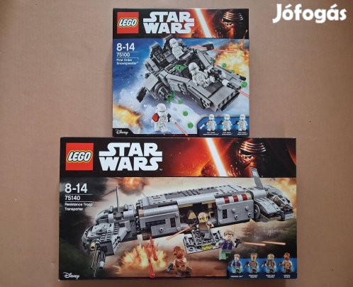 Az ébredő Erő bontatlan Star Wars LEGO 75100 Hósikló + 75140 utánvét F