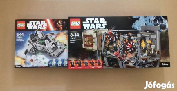 Az ébredő Erő bontatlan Star Wars LEGO 75100 Hósikló + 75180 Ratharok