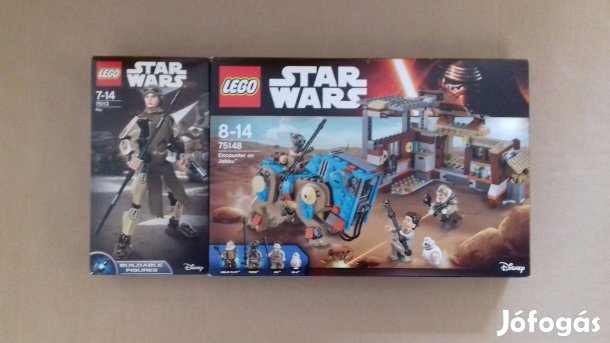 Az ébredő Erő bontatlan Star Wars LEGO 75113 Rey + 75148 Jakku utánvét