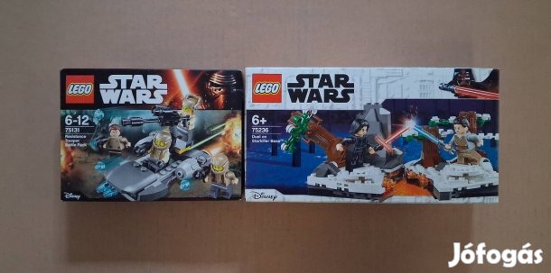 Az ébredő Erő bontatlan Star Wars LEGO 75131 + 75236 utánvét