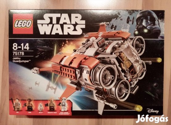 Az ébredő Erő bontatlan Star Wars LEGO 75178 Jakku Quadjumper utánvét
