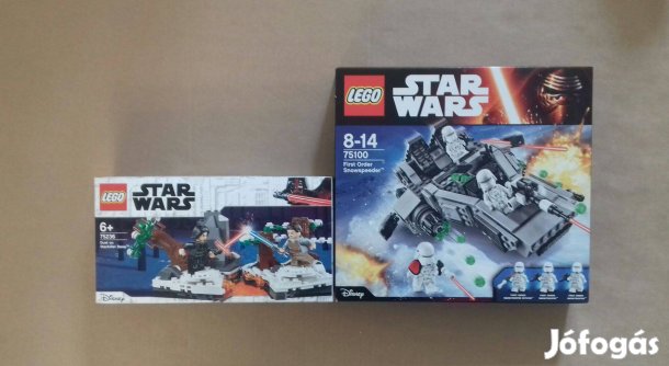 Az ébredő Erő bontatlan Star Wars LEGO 75236 Párbaj + 75100 Hósikló ut