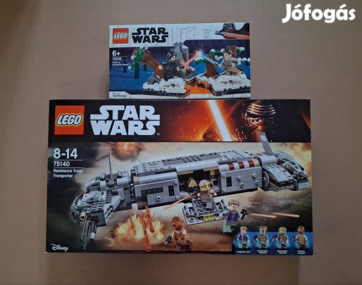 Az ébredő Erő bontatlan Star Wars LEGO 75236 Párbaj + 75140 utánvét Fo