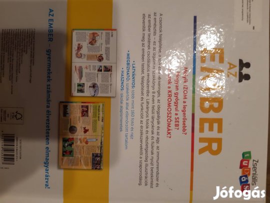 Az ember c. könyv - Újszerű - Zseniális tudás sorozat