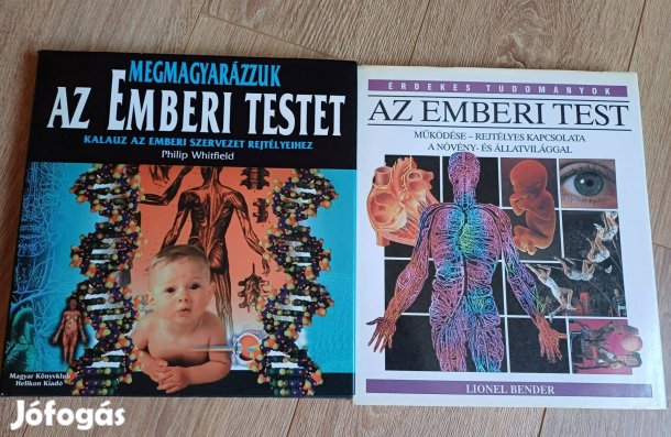 Az emberi test könyvcsomag, 2 db egyben