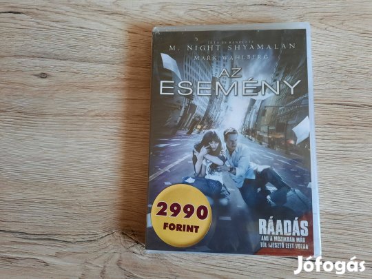 Az esemény (2008) DVD film Mark Wahlberg Új