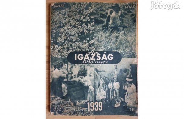 Az igazság évkönyve 1939 kiadás eladó