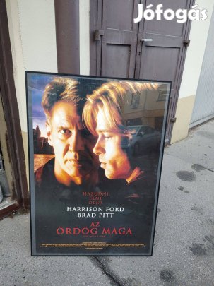 Az ördög maga moziplakát keretben Brad Pit Harrison Ford