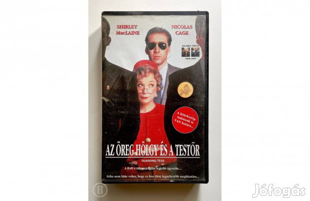 Az öreg hölgy és a testőr - VHS - - - (Csak személyesen!)