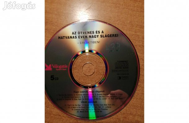 Az ötvenes és hatvanas évek nagy slágerei 1. CD