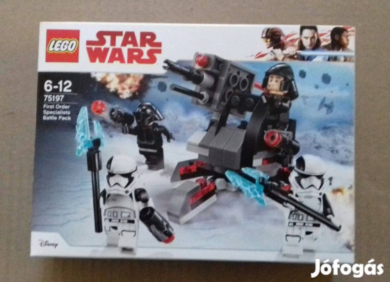 Az utolsó Jedik: bontatlan Star Wars LEGO 75197 Első Rendi utánvét Fox