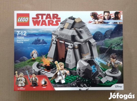 Az utolsó Jedik bontatlan Star Wars LEGO 75200 Ahch-to Sziget tréning