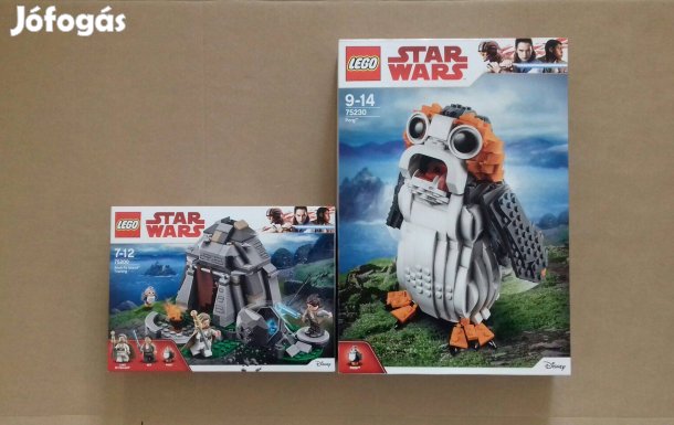 Az utolsó Jedik bontatlan Star Wars LEGO 75200 Tréning + 75230 utánvét