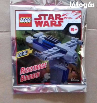 Az utolsó Jedik limitált, új Star Wars LEGO Resistance Bomber 75188 ép
