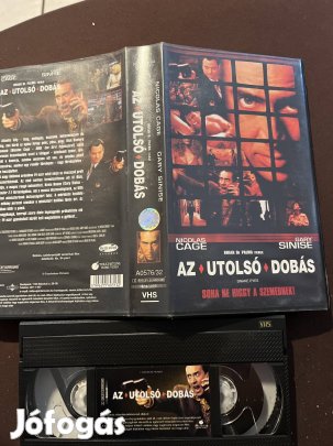 Az utolsó dobás vhs kistok akció. 