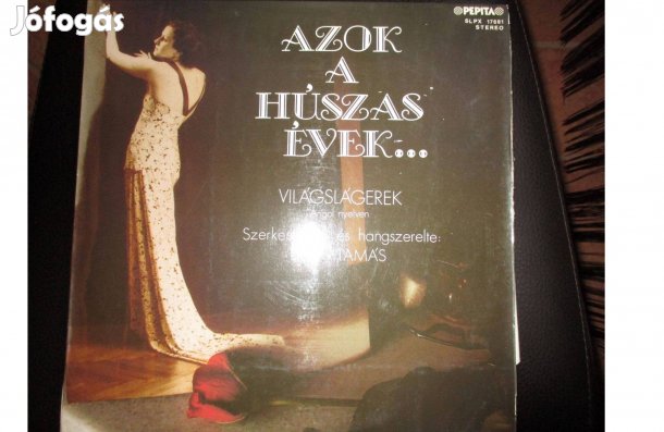 Azok a húszas évek bakelit hanglemez eladó