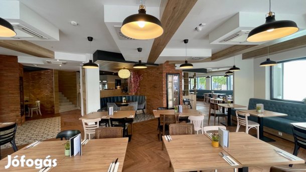 Azonnal nyitható, teljesen felszerelt étterem eladó Budaörsön!