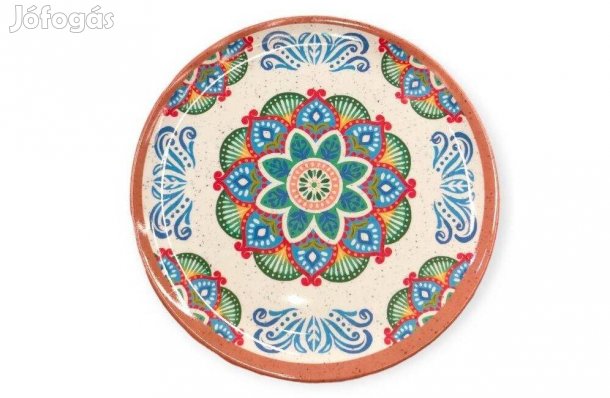 Azték mintás melamin tányér 28cm